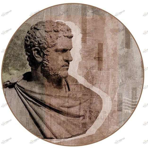 YO2 Ковер из полиамида круглый Cool cuts sun-id-1362129