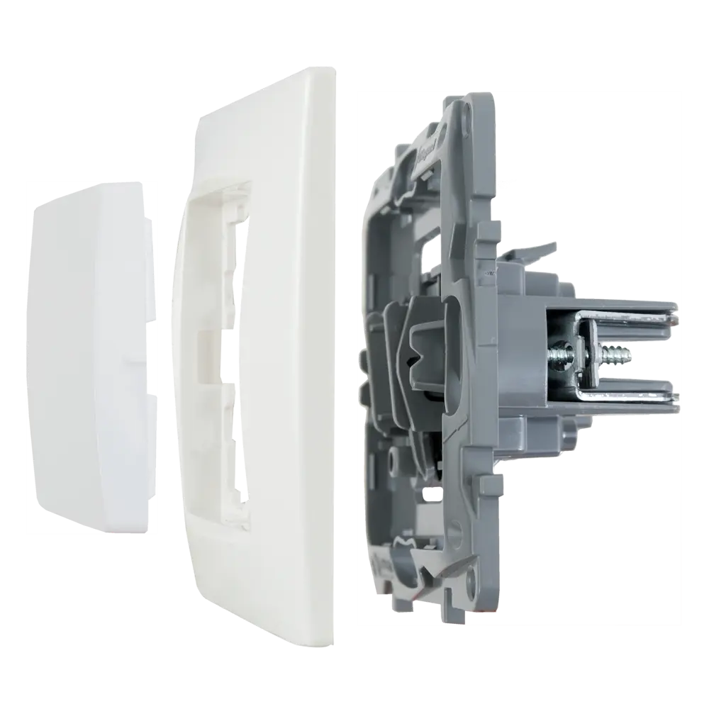 Выключатель Legrand Etika одноклавишный для скрытого монтажа в белом цвете 17352299 STLM-1109429 - Вид №5