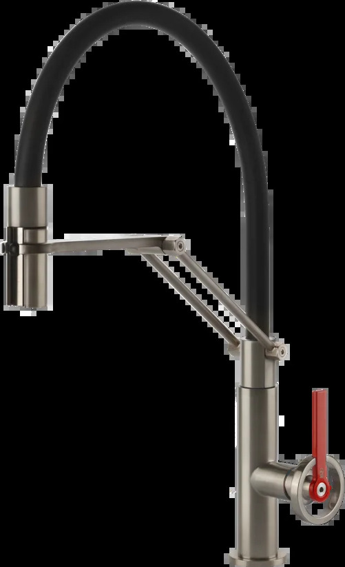 Смеситель для раковины 60205 149 Gessi Officine v МАТОВЫЙ НИКЕЛЬ FINOX