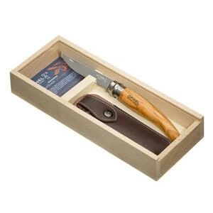 Нож складной Slim №10 олива в наборе с чехлом