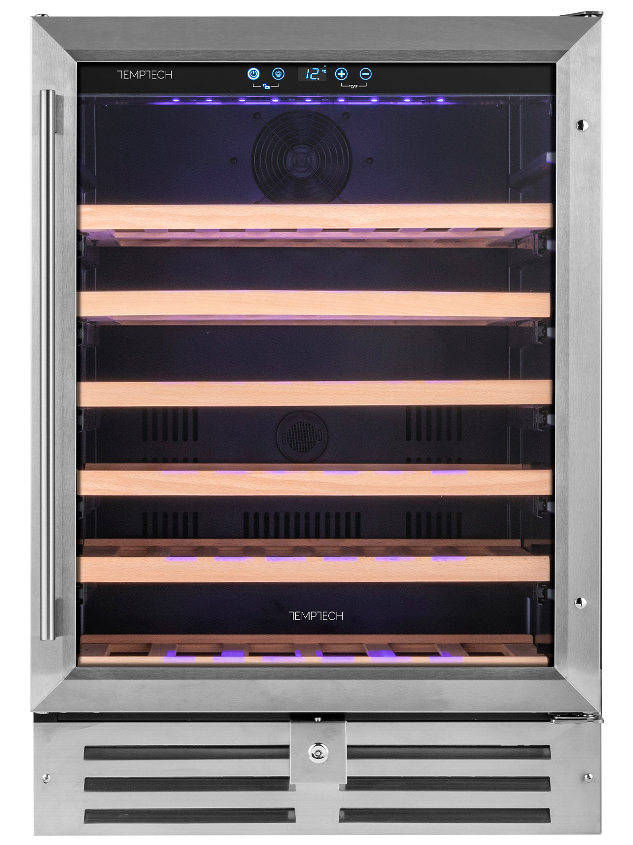 5360100 Винный шкаф Temptech WPQ60SCS серебристый STDN-0034432 - Вид №1