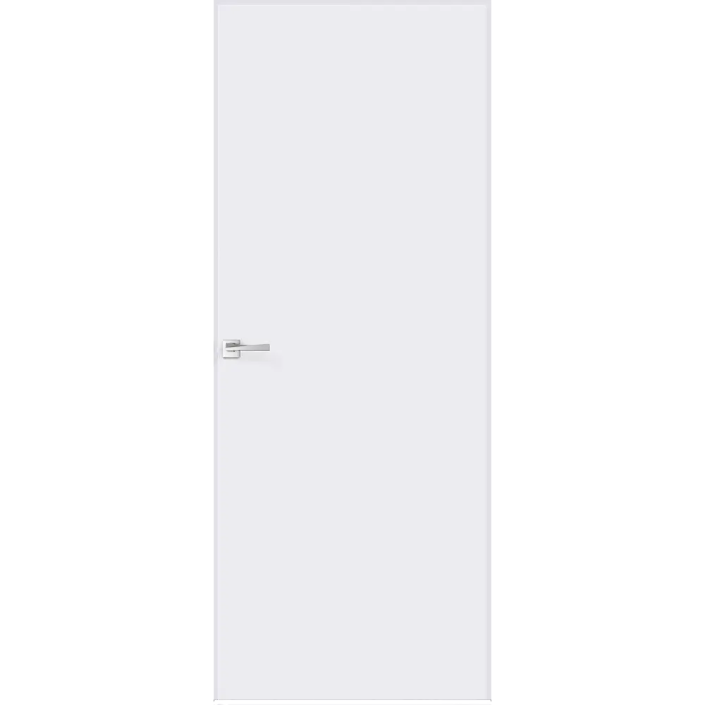Дверь межкомнатная глухая Invisible 90x200 см левая под покраску (с замком) 85599875 STLM-2016793 VELLDORIS 