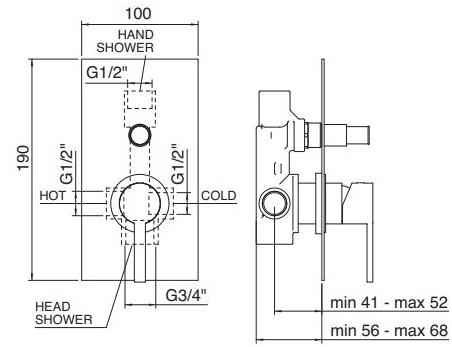 Rubinetterie Treemme Time_out  5149_tl  - Вид №2