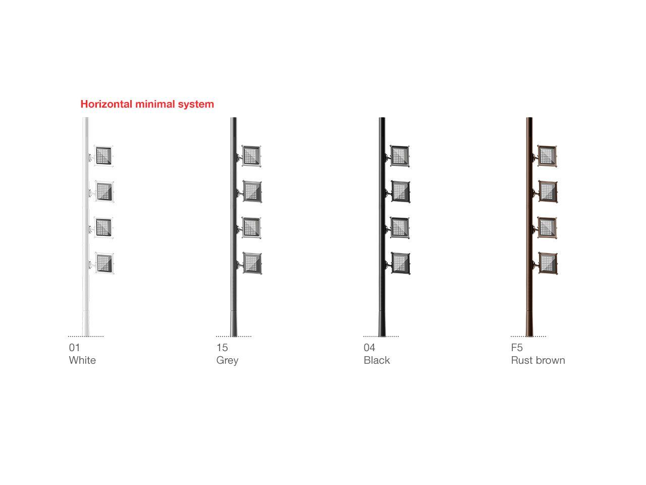 Литой алюминиевый светодиодный уличный фонарь iGuzzini слиток ARCH-00008968 - Вид №4