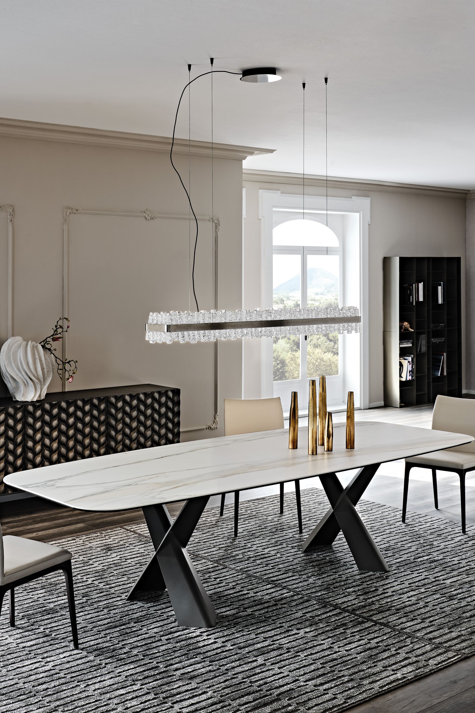 Стеклянный подвесной светильник Cattelan italia PHOENIX ARCH-00037660 - Вид №7