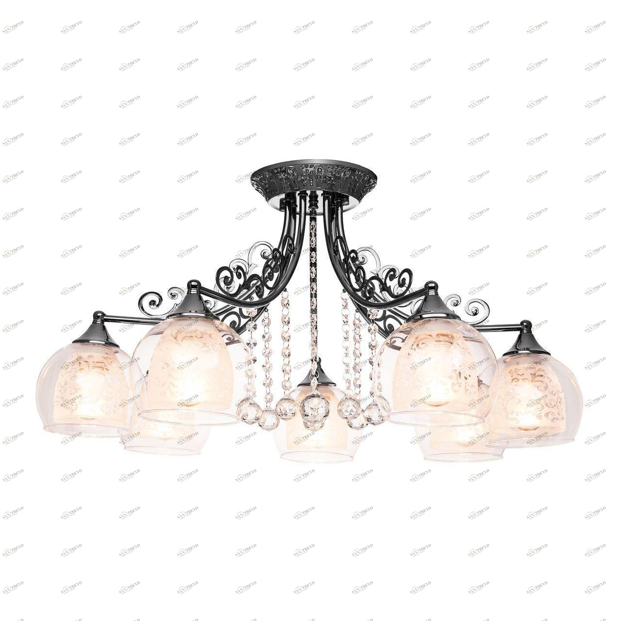 Потолочная люстра Silver Light Moonlight 133.59.7 SILVER LIGHT MOONLIGHT 183405 Белый 