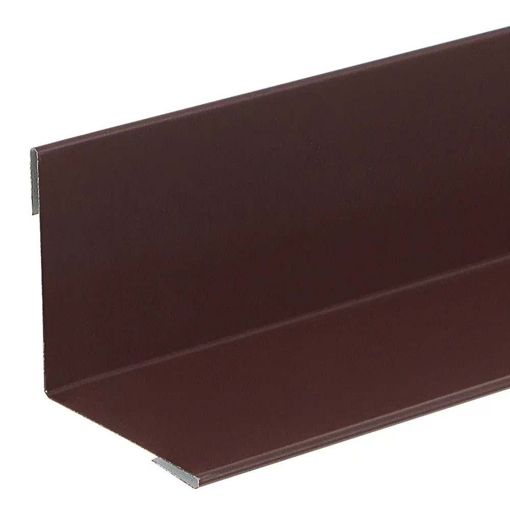 ТЕХНОНИКОЛЬ Внутренний уголковый профиль коричневый для фасадной отделки 18734854 STLM-0012282 - Вид №1