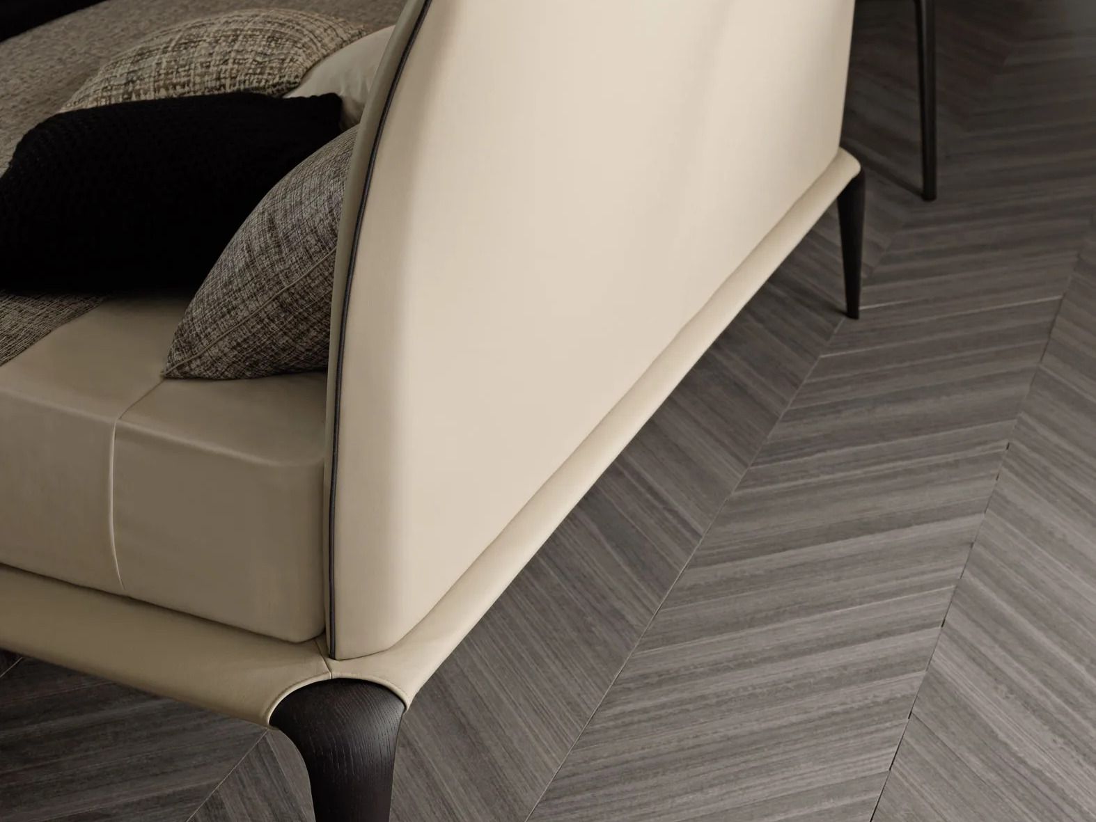 Кожаная двуспальная кровать MisuraEmme MARGARETH ARCH-00004289 - Вид №5