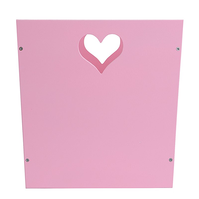 Деревянный ящик для игрушек розовый с сердечком VAMVIGVAM  282053 Розовый Santreyd  - Вид №6