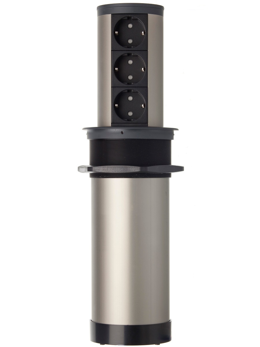 Блок электрических розеток Echo 12069 Anthracite NAVAKO 