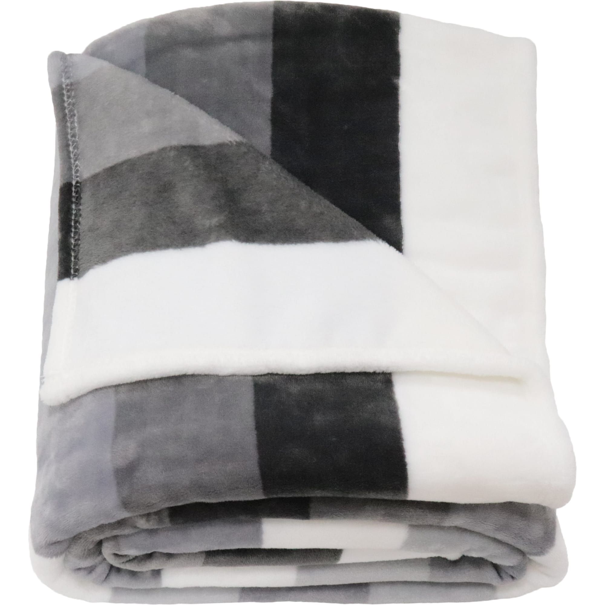 84378928 Плед «» 180x200 см фланель цвет серый Gradient Santreyd - Вид №2