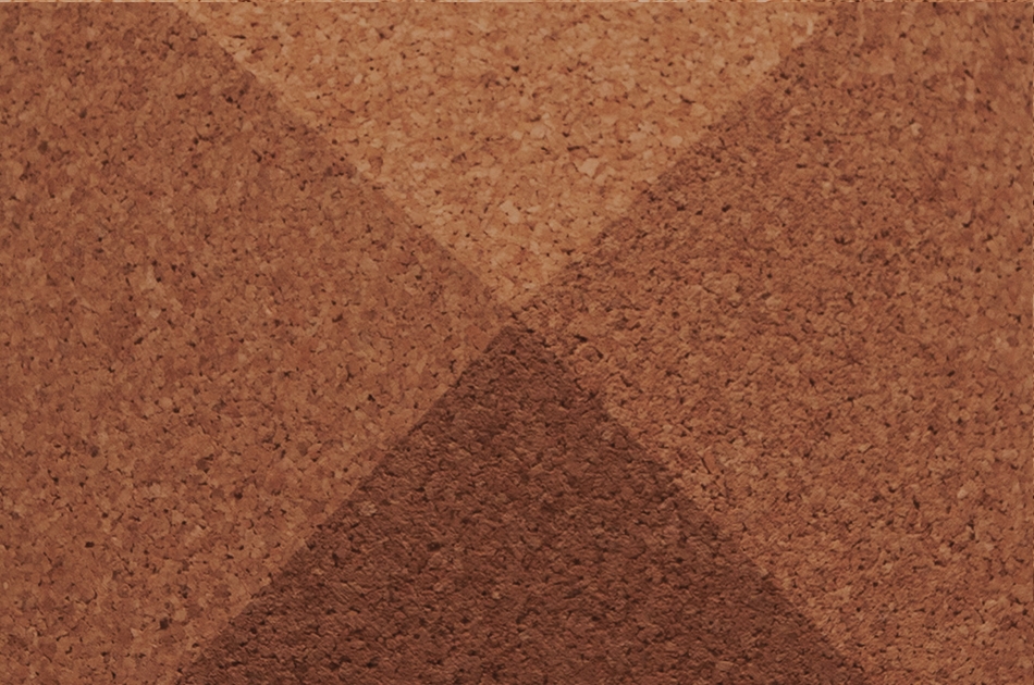 313 312 616 Пробковая 3D-плитка для стен Douro Terracotta GRANORTE 3DForms - Вид №3