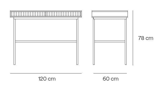 Стол из МДФ с ящиками TEULAT Sierra ARCH-00036653 - Вид №7