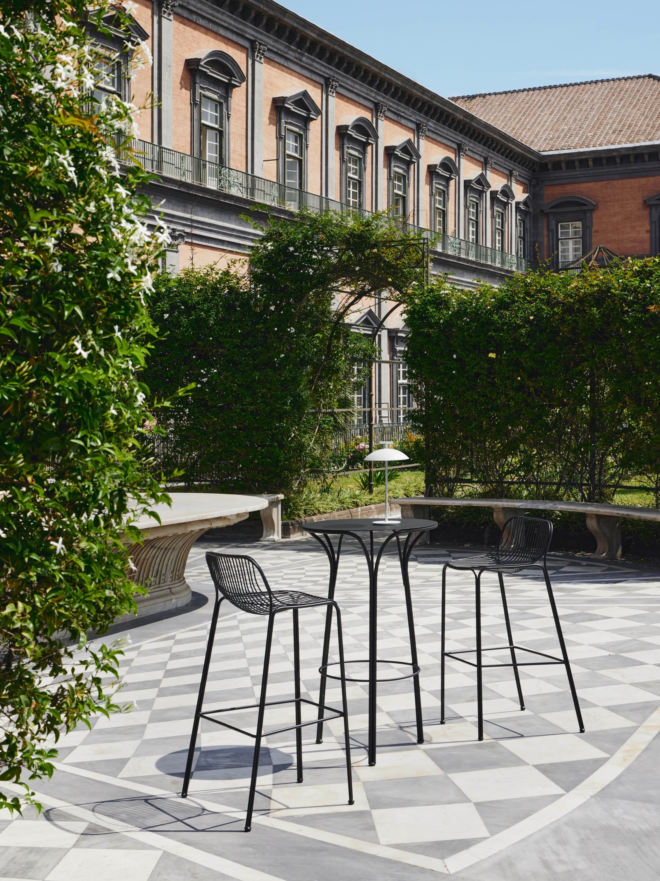 Высокий садовый стол из оцинкованной стали Kartell Hiray ARCH-00110531 - Вид №2