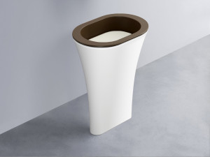 AMLA65-CA+AMPILO-TL+AMCOLO-BL Раковина Amedeo Ovale отдельностоящая cielo Enjoy + Amedeo