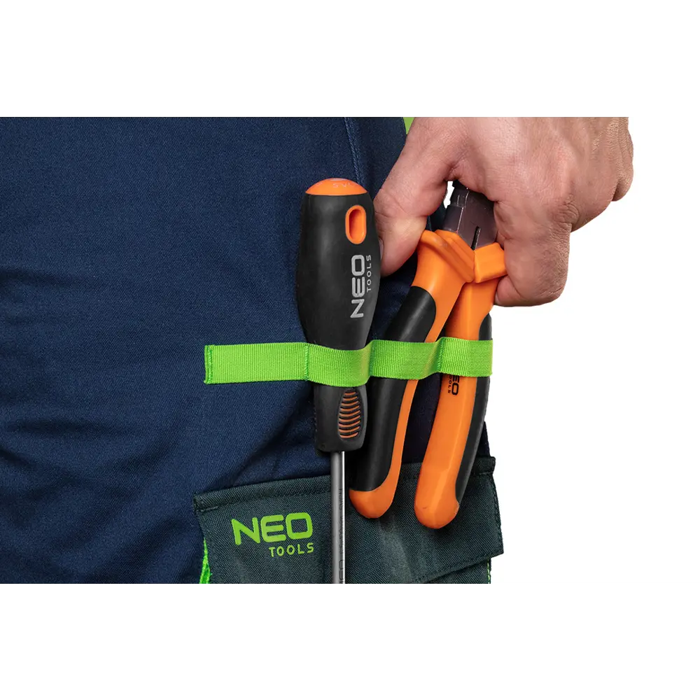 Шорты Neo Tools Premium темно-синие/зеленые размер XXL рост 187-190 STLM-2085262 - Вид №1