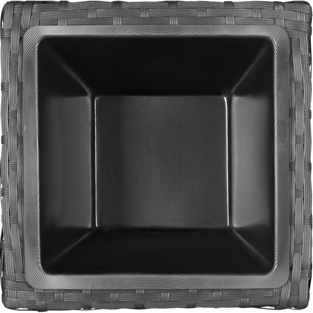 Кашпо Greengard 41x41x71 см пластик чёрный STLM-2013265 - Вид №1