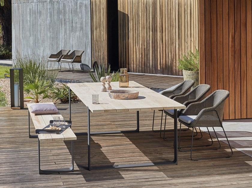 MANUTTI Садовая скамейка из тика Prato sun-id-1349924 - Вид №5