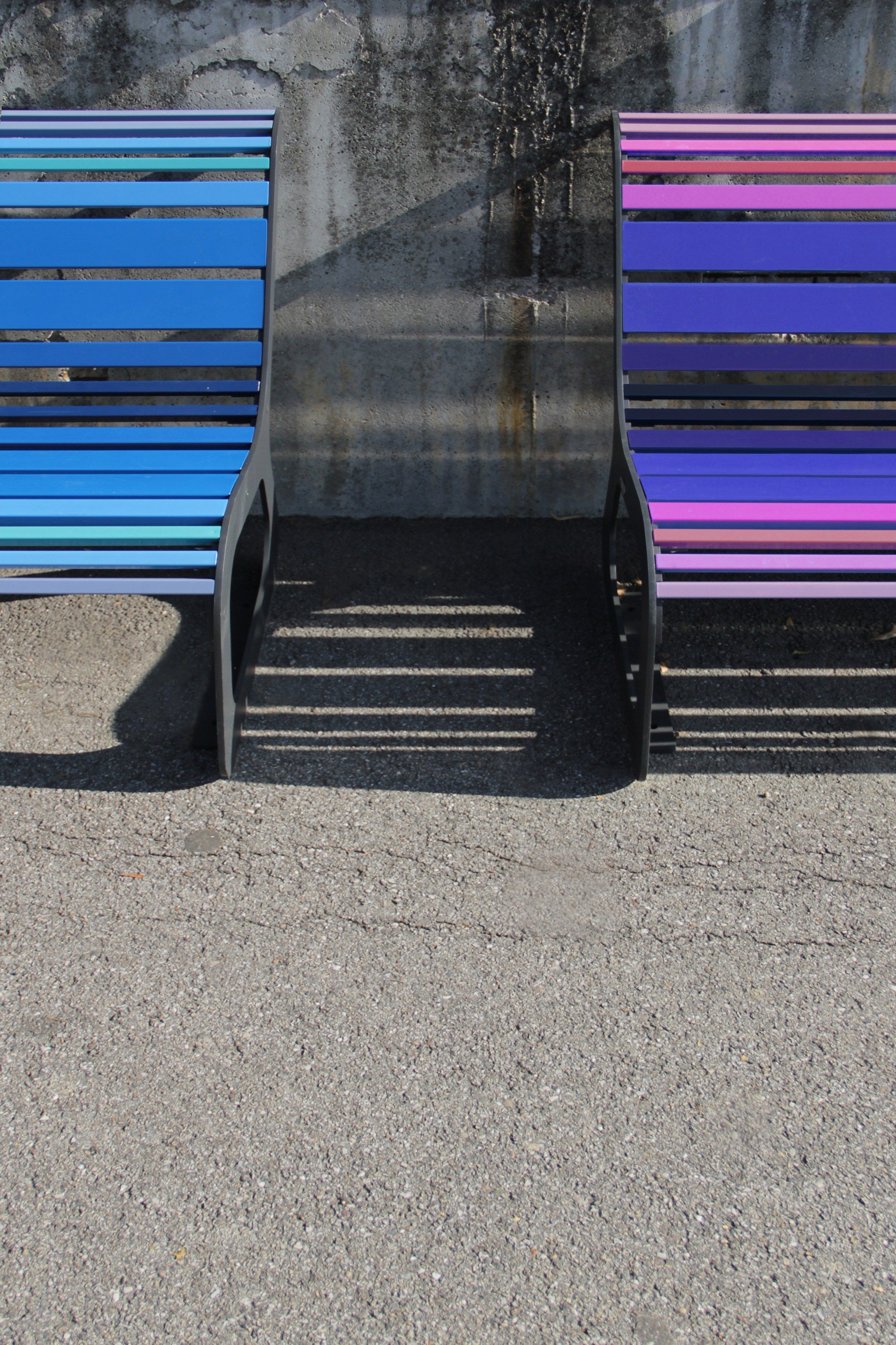 Стальная скамья LAB23 Moko ARCH-00056027 - Вид №2