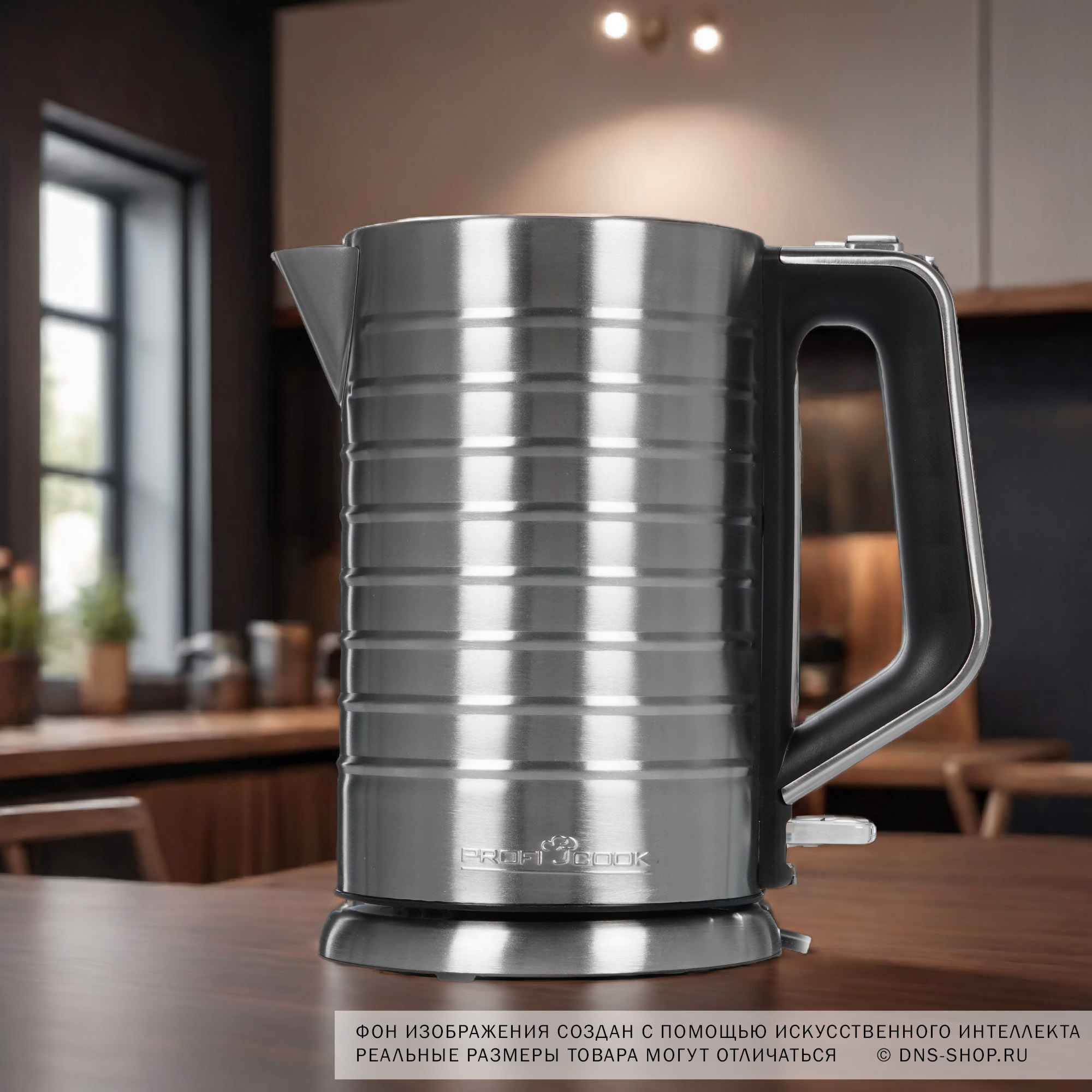 8117211 Электрочайник Profi Cook PC-WKS 1119 серебристый ProfiCook STDN-0138472 - Вид №6