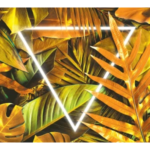Фотообои Неоновые тропики флизелиновые 300x270 см L13-448