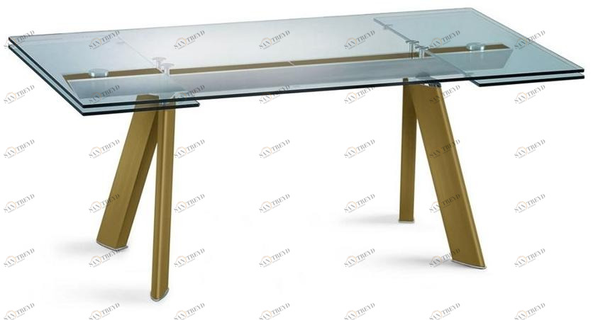 Roche Bobois Раздвижной прямоугольный стол из анодированного алюминия Les contemporains sun-id-1392736
