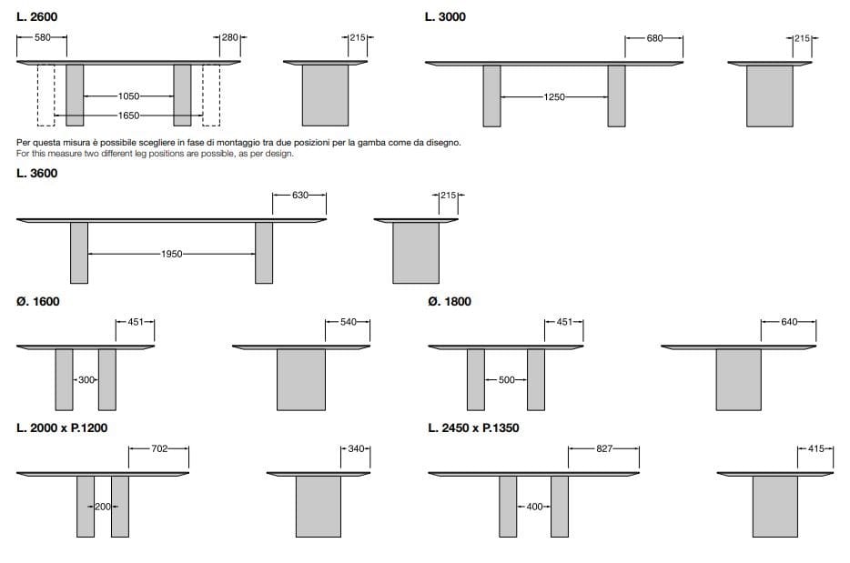 Овальный стол из каштана Porro JEFF ARCH-00145853 - Вид №2