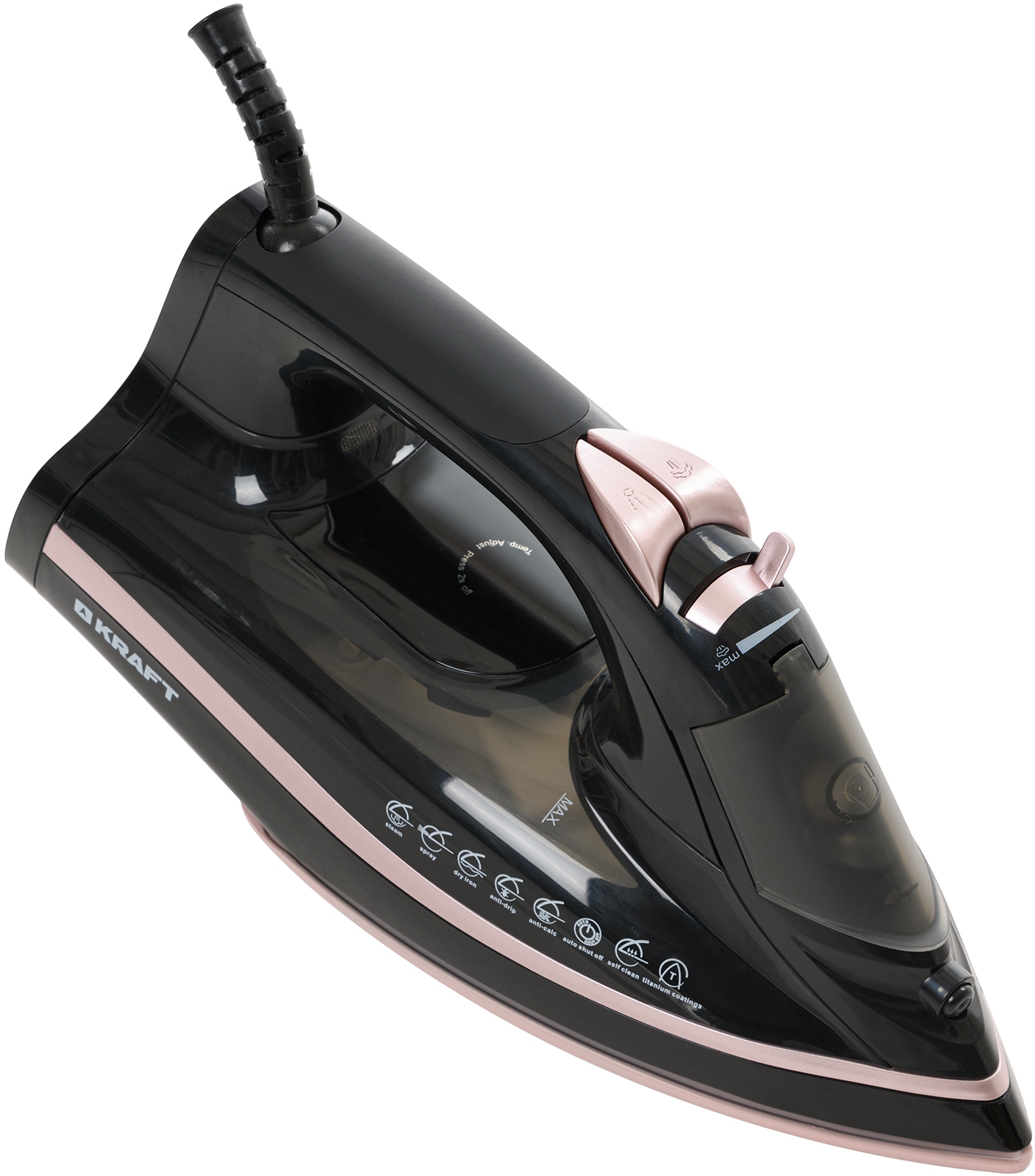 9076997 Утюг Kraft KF-CI2801AE черный STDN-0050756 - Вид №5