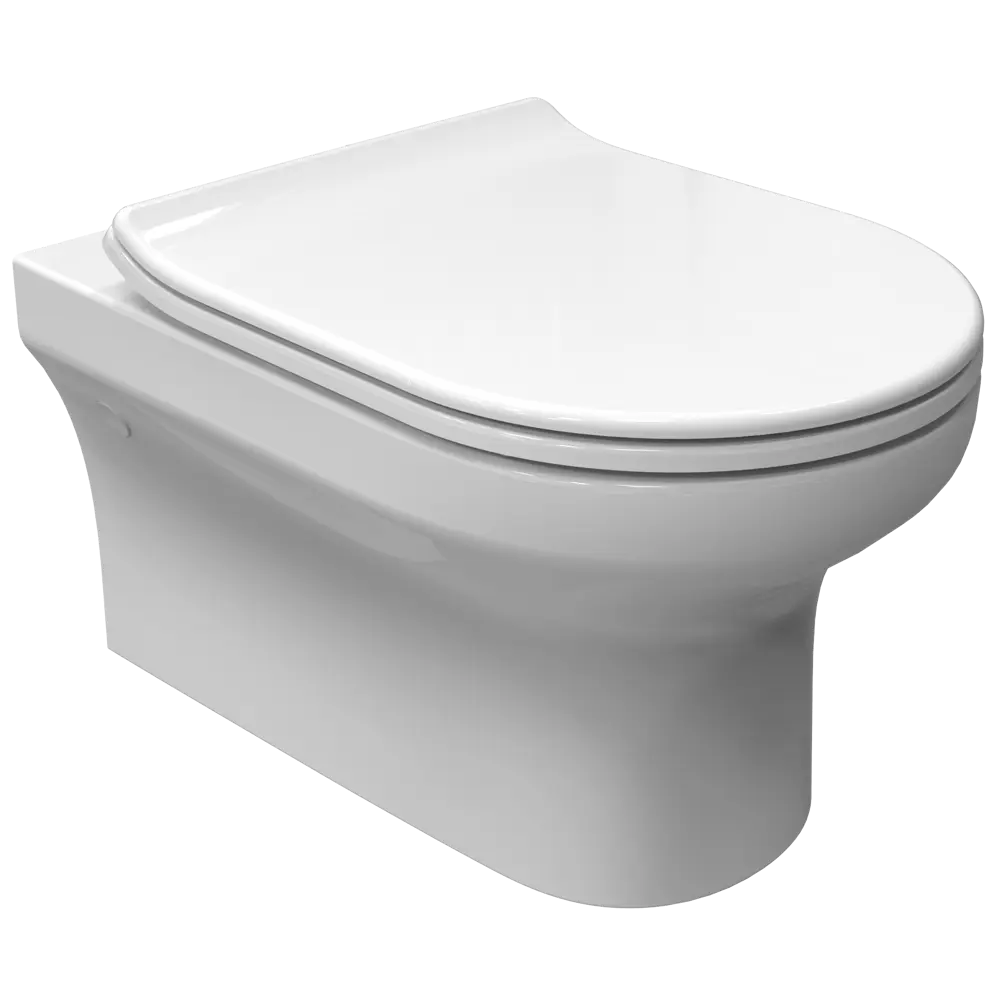 Унитаз подвесной Sensea Favori HDC520WH душевой смыв с сиденьем микролифт STLM-2094452 - Вид №2