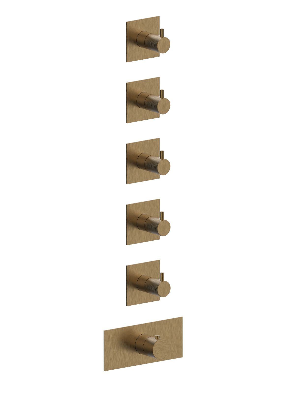 Термостатический смеситель для душа с 6 отверстиями Rubinetterie Frattini отдельная эстетика ARCH-00027128 - Вид №4