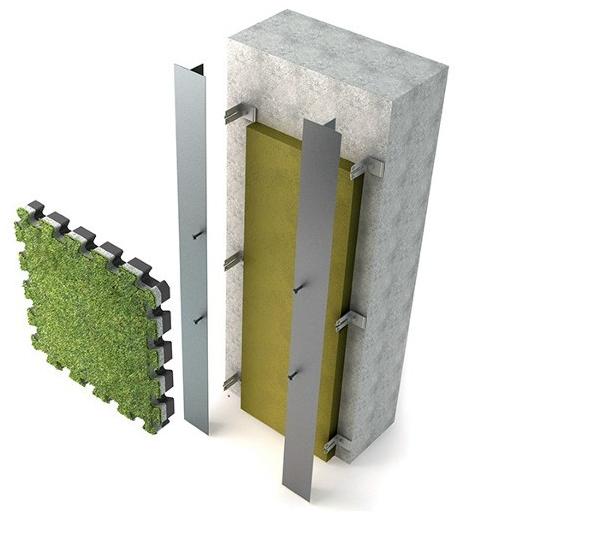 Roofingreen Вентилируемый фасад с внешней отделкой синтетической травой sun-id-1483008 - Вид №6