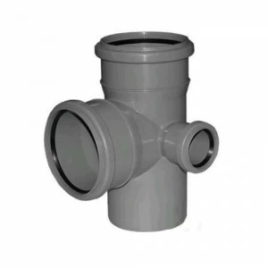 Крестовина канализационная двухплоскостная Д110х110х50мм правая