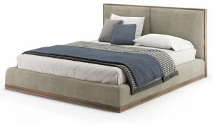 PRADDY Двуспальная кровать с обивкой из бархата Dorsey Ml009