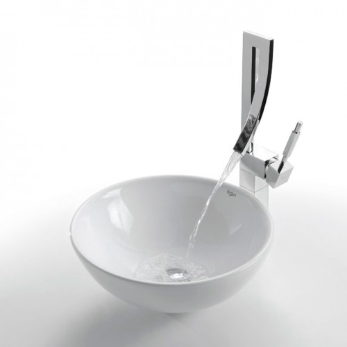 KCV-141 Накладная раковина на столешницу  прямоугольная Krausru  - Вид №2