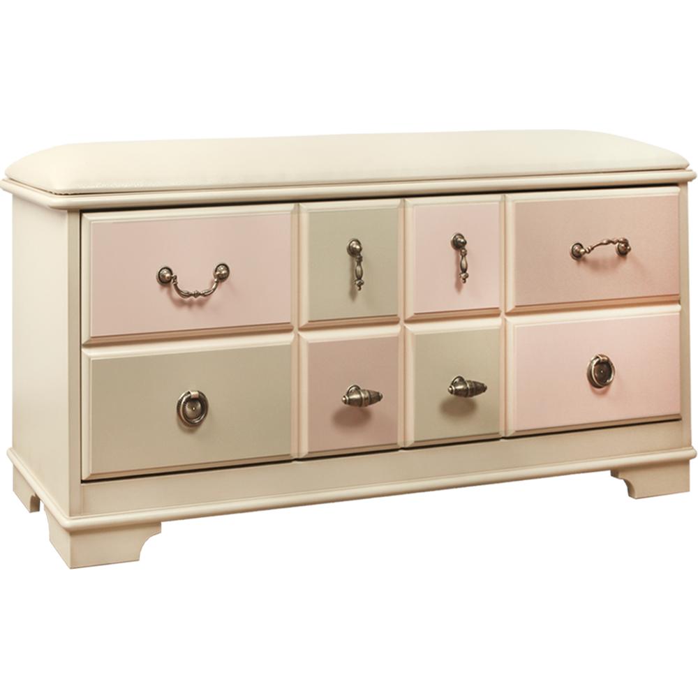 11541 Банкетка Пандора 4 с обувницей Айвори Акварель BOGACHO 4627145741962