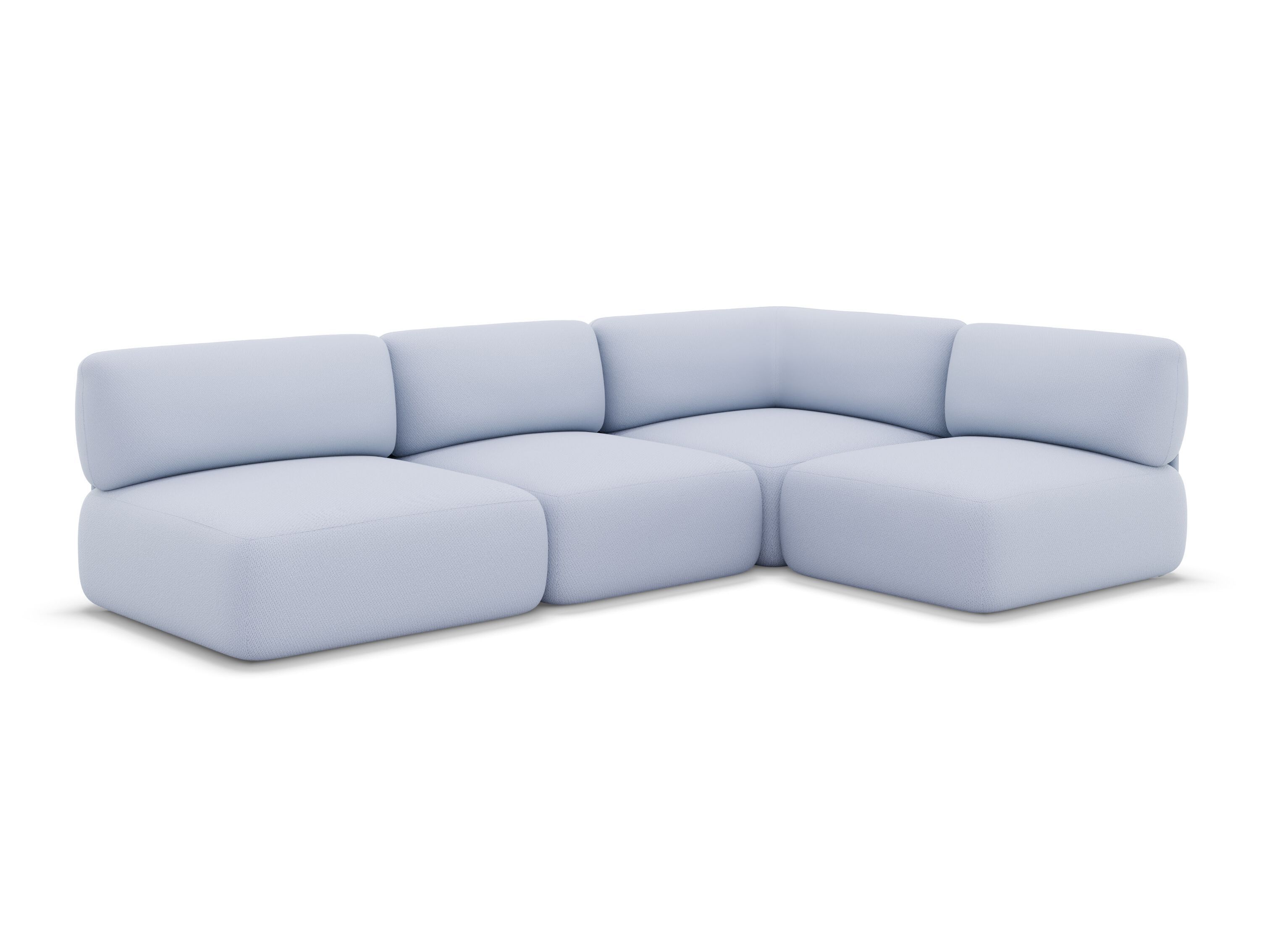 4-местный угловой диван с открытым верхом Noah Living торий ARCH-00078890 - Вид №1