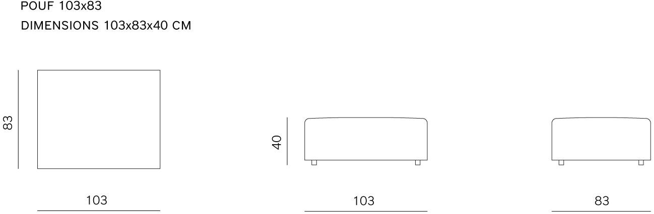 prostoria Мягкий пуф Match sun-id-1432883 - Вид №4