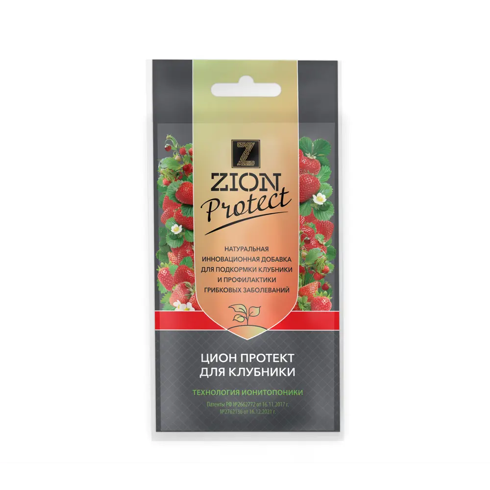 Удобрение Zion Протект субстрат для клубники 40 г ЦИОН ПРОТЕКТ STLM-2159518