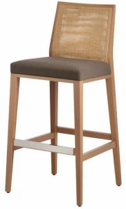 Potocco Табурет из бука со спинкой Queen 765/acc