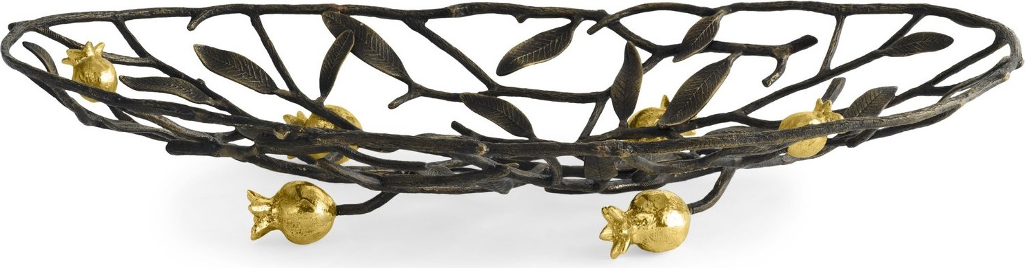 10663712 Michael Aram Блюдо Michael Aram Гранат 40см, латунь Латунь 