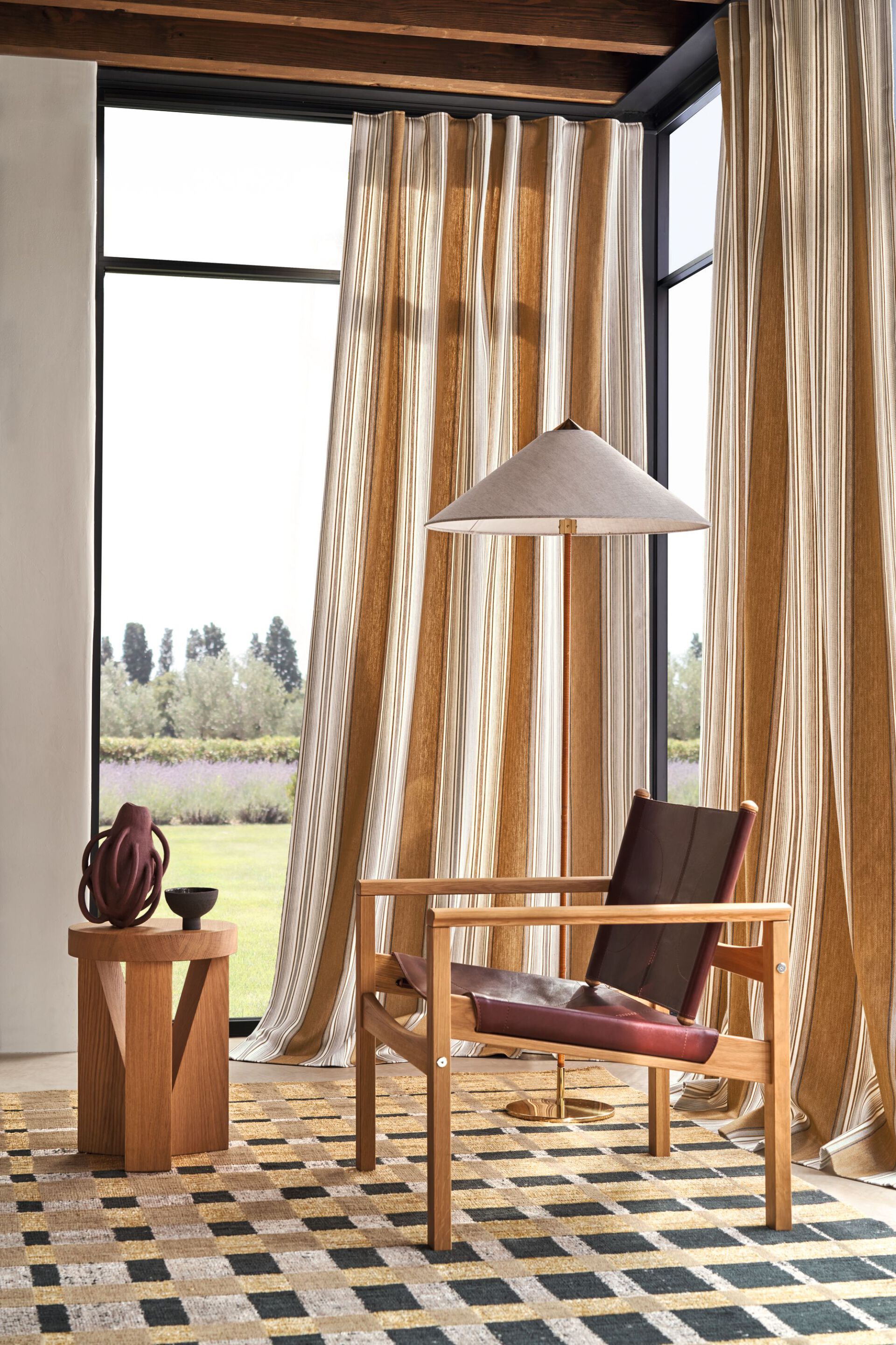 Полосатая обивочная ткань Casamance Costa Nova ARCH-00146190 - Вид №1