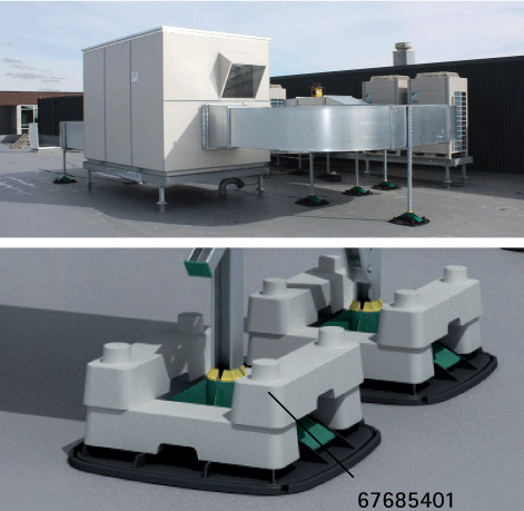 67685301 BIS Yeti® 480 Кровельные опоры (BUP1000) монтаж оборудования на кровле walraven  - Вид №2