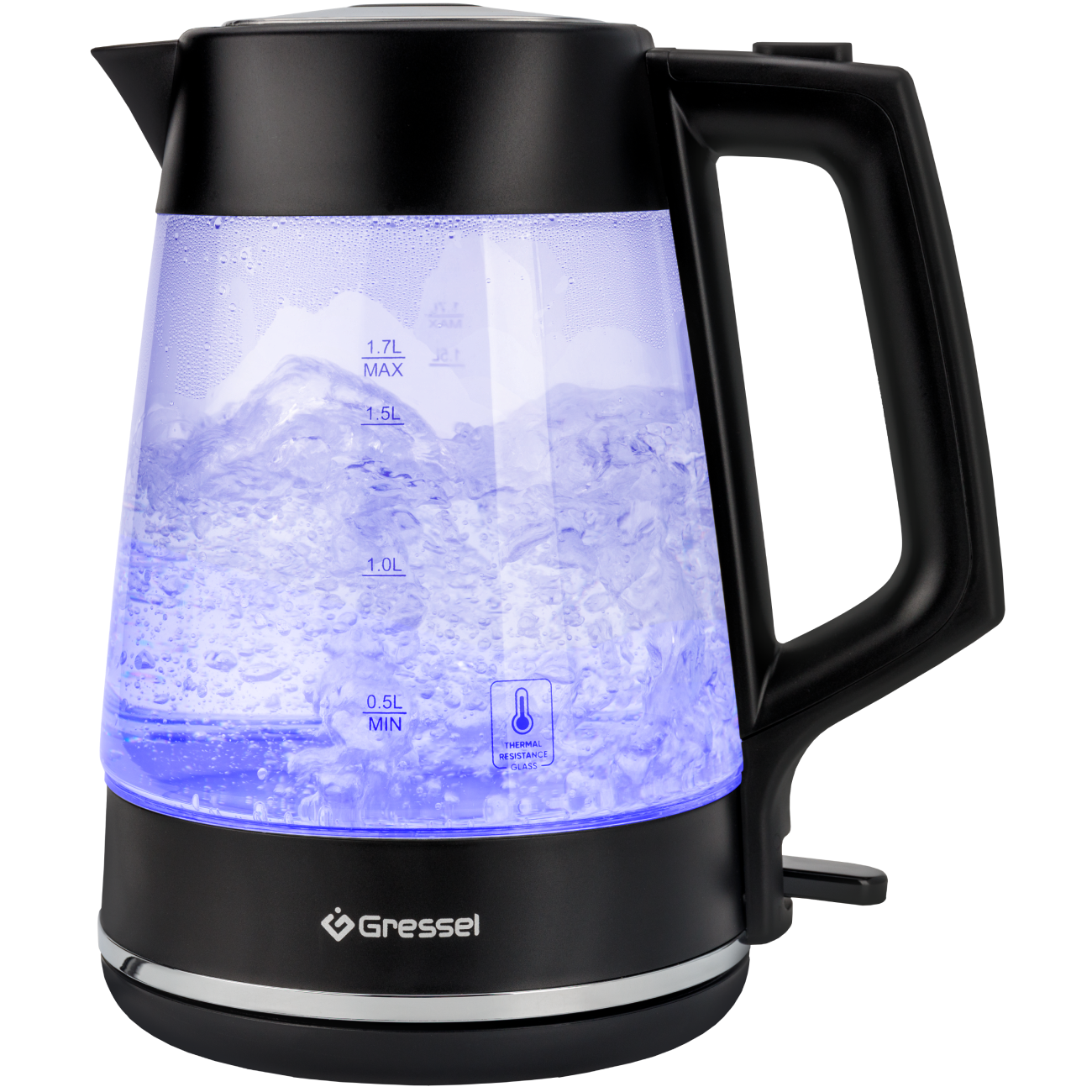 9256875 Электрочайник Gressel RGRK-771115 черный STDN-0043496