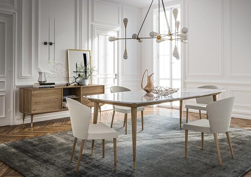 Callesella Arredamenti Прямоугольный мраморный стол Cocò COCO sun-id-1389568 - Вид №2