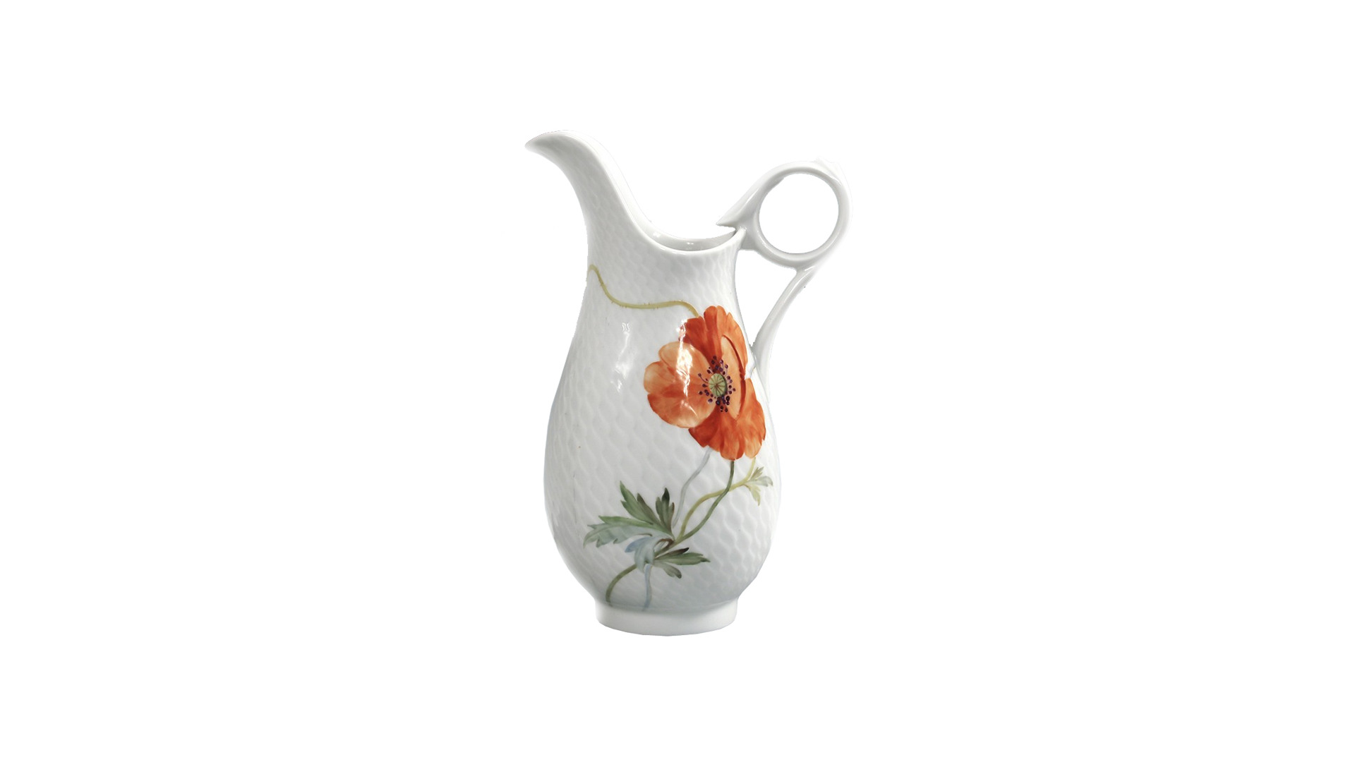 10629078 Meissen Сервиз чайный 6/24 "Игра волн, рельеф, маки" Фарфор  - Вид №6