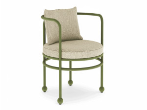 Алюминиевый садовый стул с подлокотниками