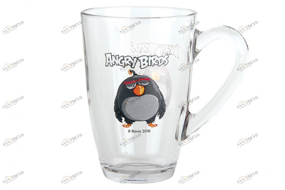 Кружка Angry Birds Movie Black 330 мл КОРАЛЛ ANGRY BIRDS MOVIE 029592 Прозрачный;чёрный 