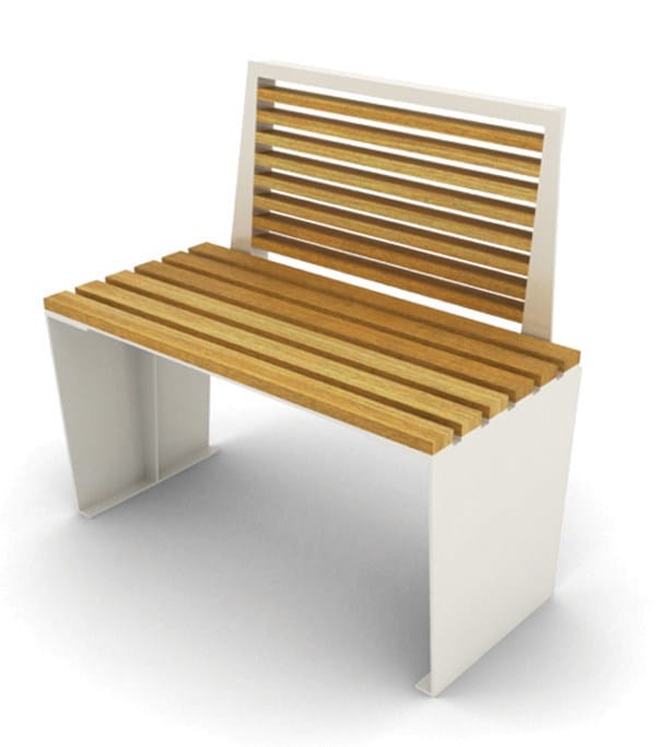 Деревянная и стальная скамья LAB23 Мэрилин ARCH-00104415 - Вид №10