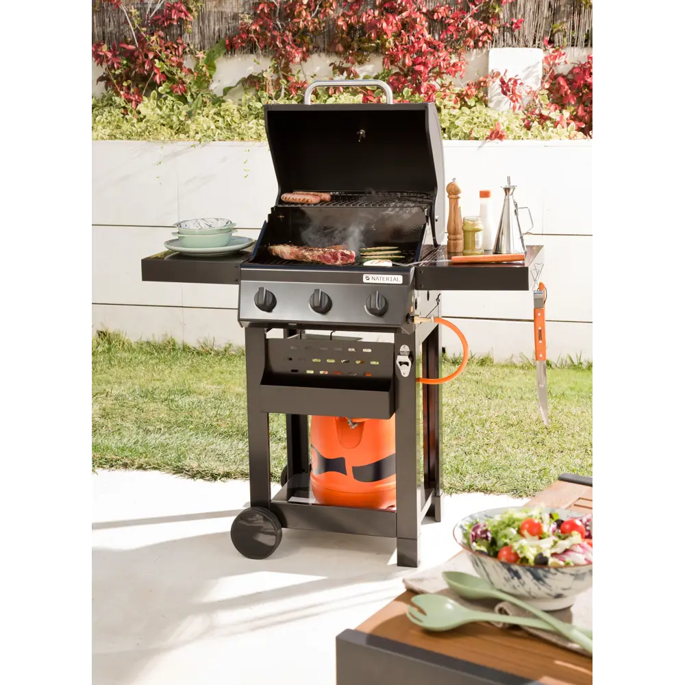Гриль газовый Naterial Alton 3 конфорки STLM-2120336 - Вид №15