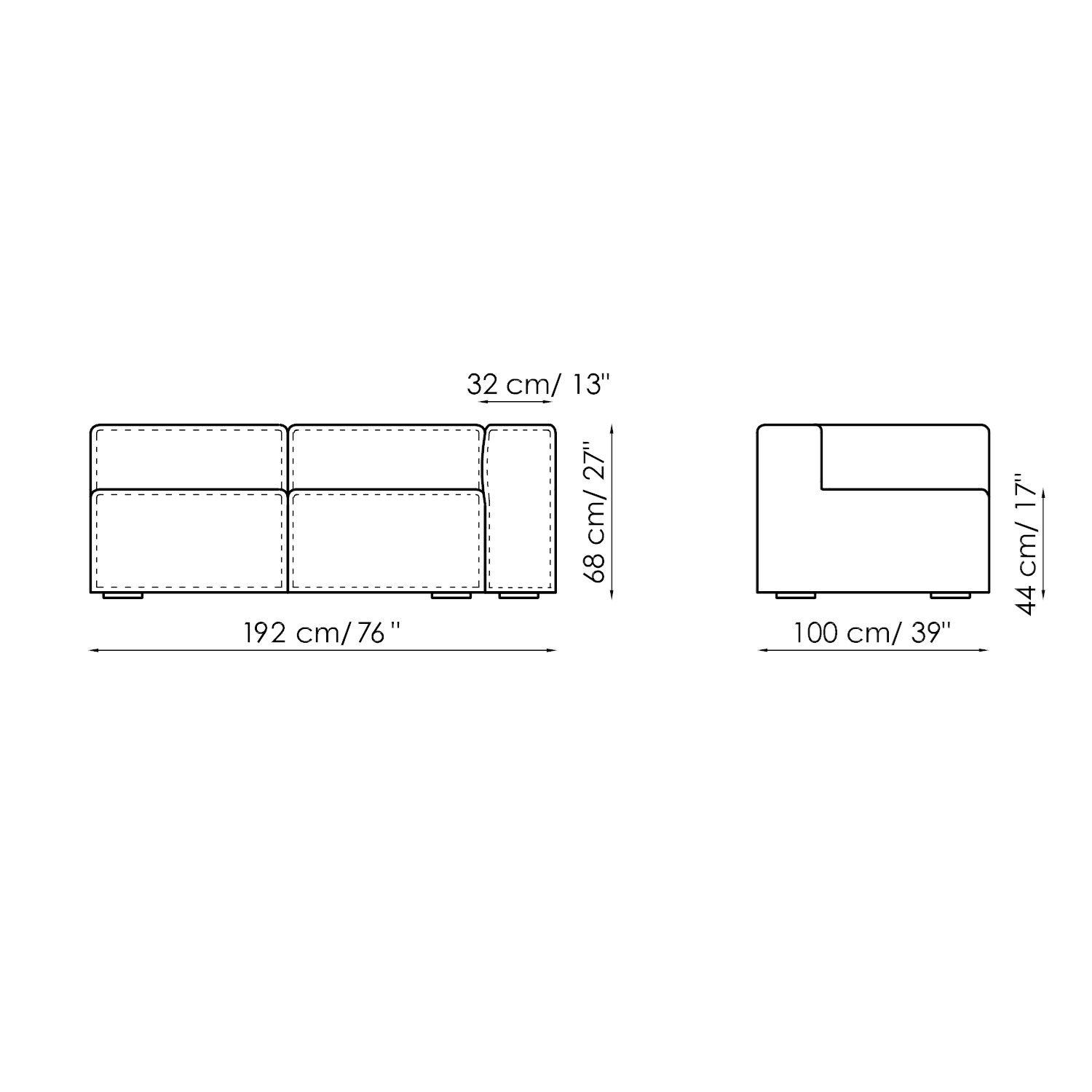 Модульный тканевый диван BONALDO арахис ARCH-00098902 - Вид №30